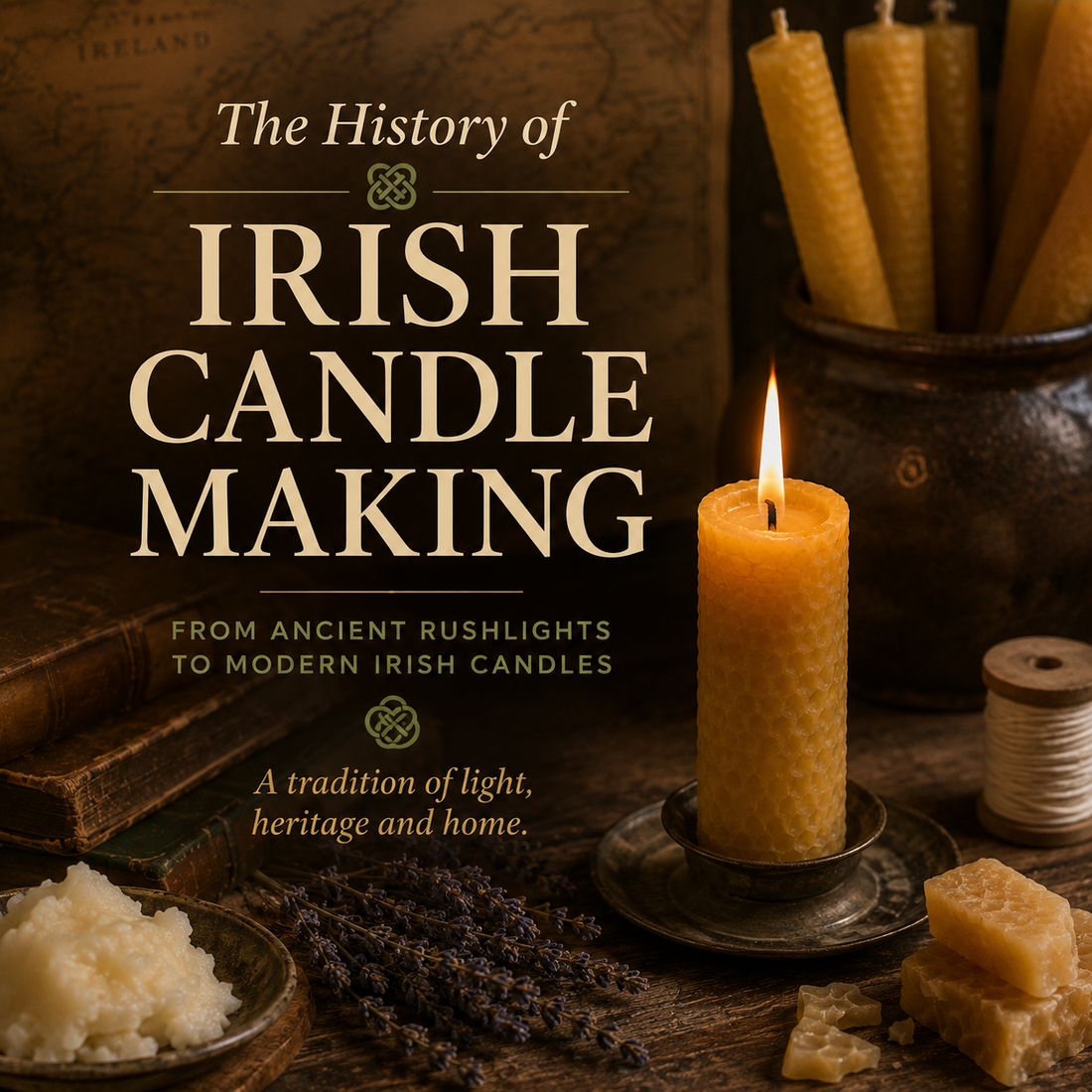 The History of Irish Candle Making: From Ancient Rushlights to Modern Irish Candles