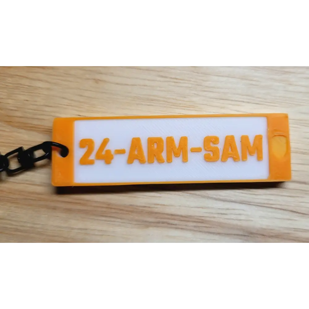 Armagh GAA Commemorative keyring licence plate