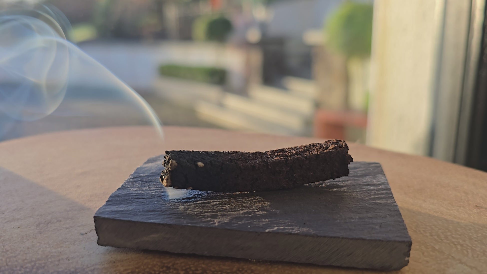 Turf burning on slate