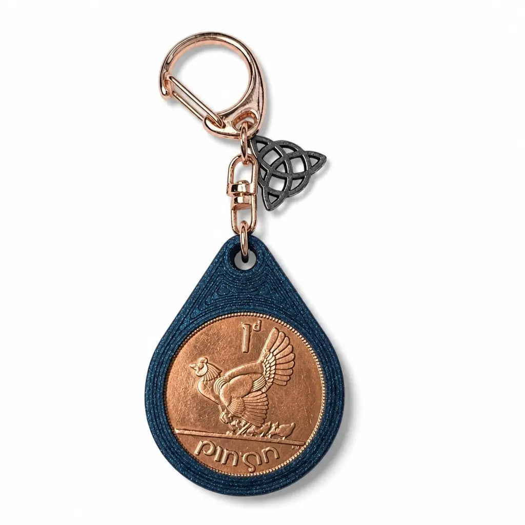 Irish Lucky Penny Keyring
