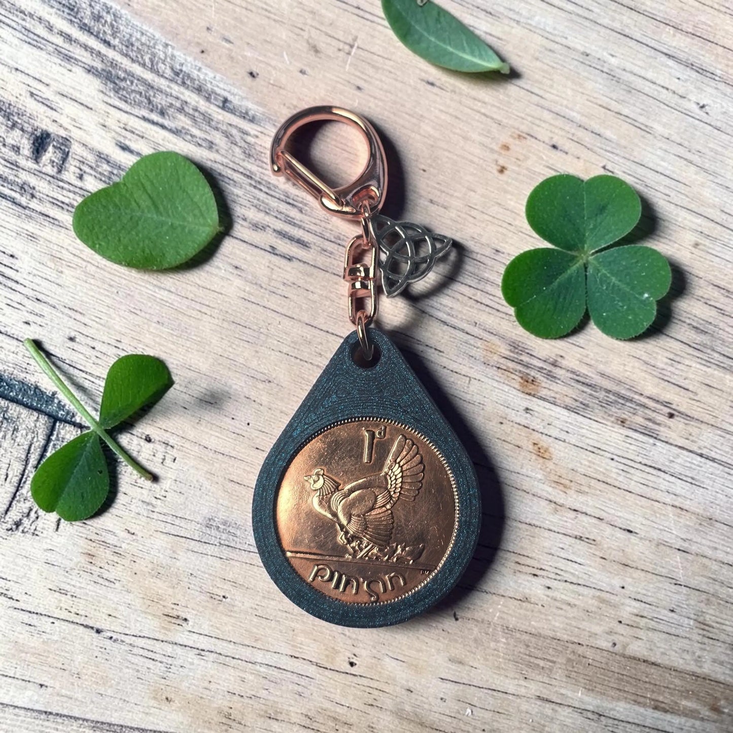 Irish Lucky Penny Keyring